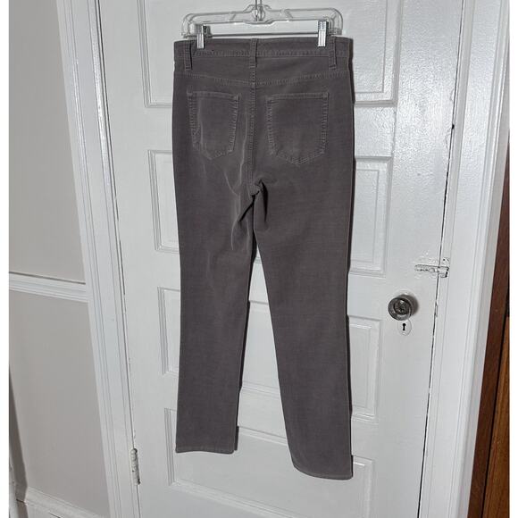 Talbots High-Waist Straight Leg Corduroy Pants Bundle Sz 4 Stretch Gray & Pink - Picture 8 of 16
